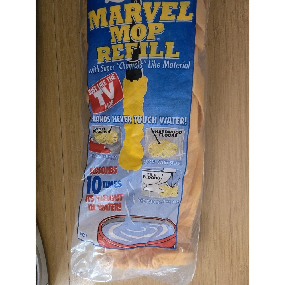 Quickie Marvel Mop Refill Chamois-Like Material *NEW*